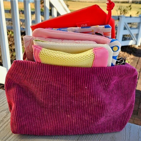 Makeup bag bundle 10 new zip & drawstring bags ipsy & ulta - Picture 7 of 14